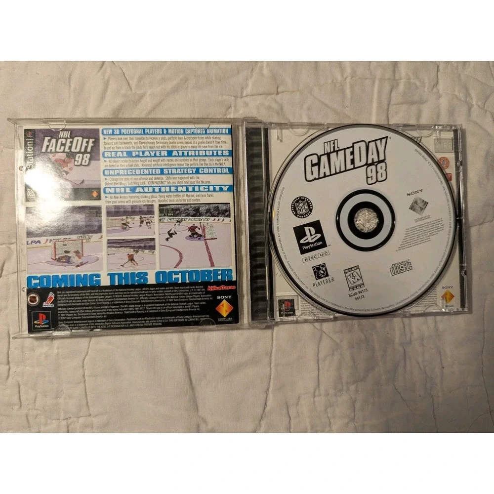 NFL Game Day 98 (Sony Playstation, 1997, Pre-owned)